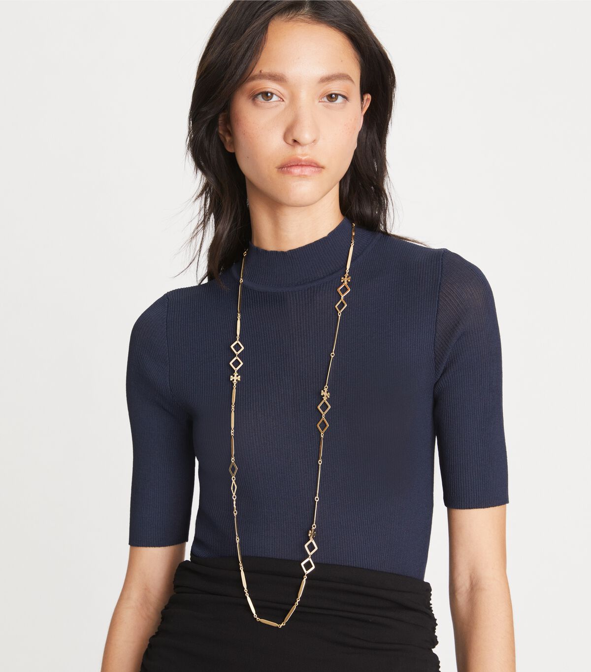 Tory Burch Gold Roxanne Geo Necklace