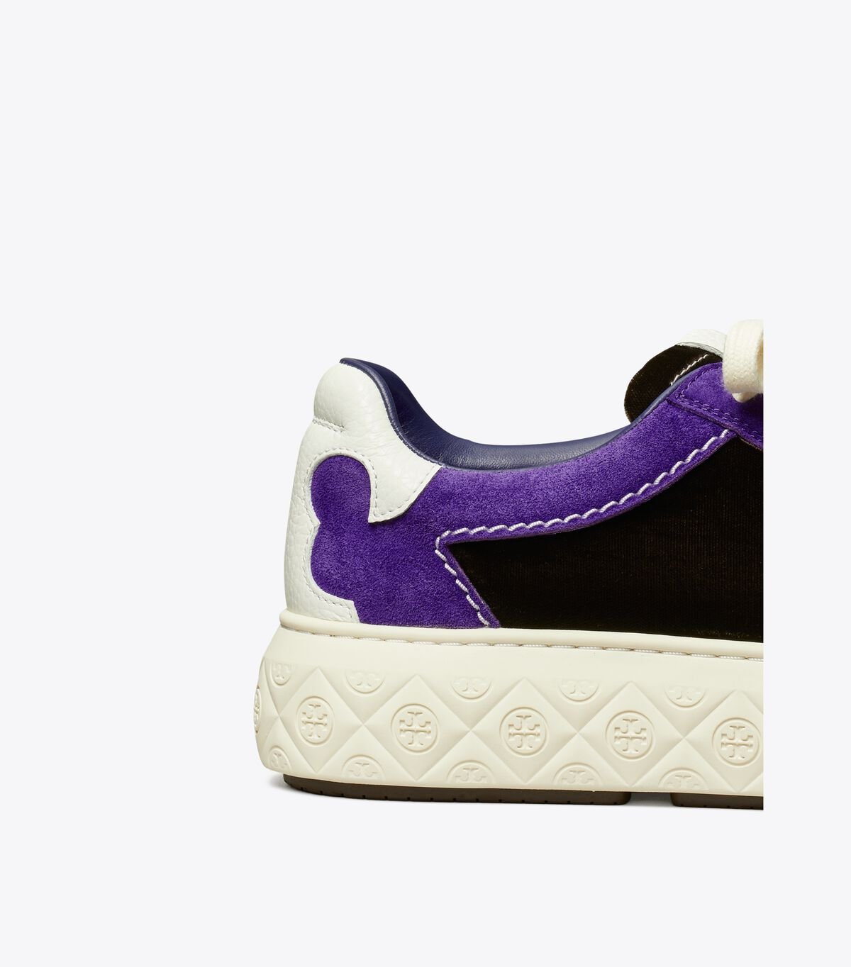 Tory Burch Black / Deep Purple / White Ladybug Sneakers