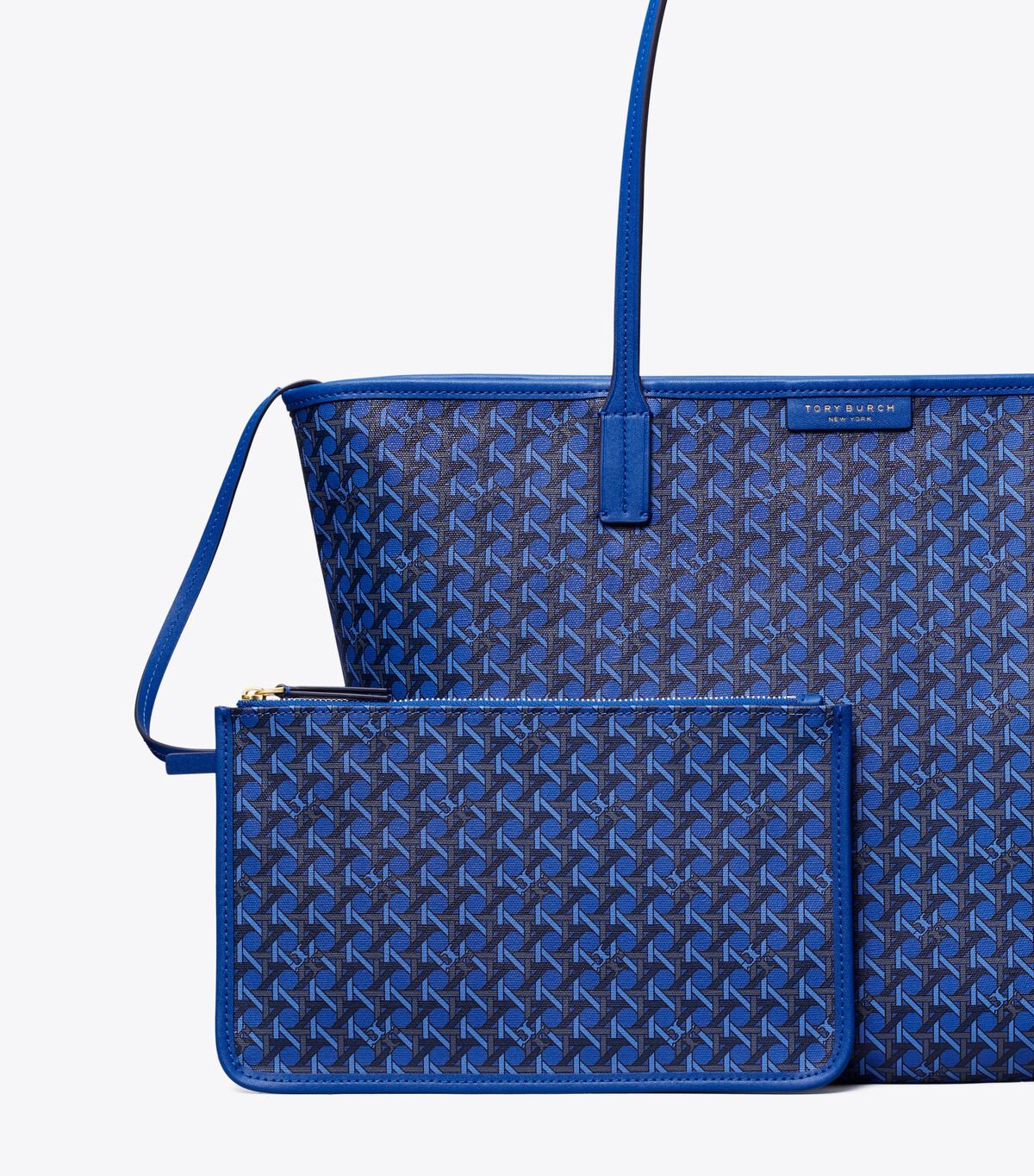 Tory Burch Navy Ever-ready Zip Tote Bags