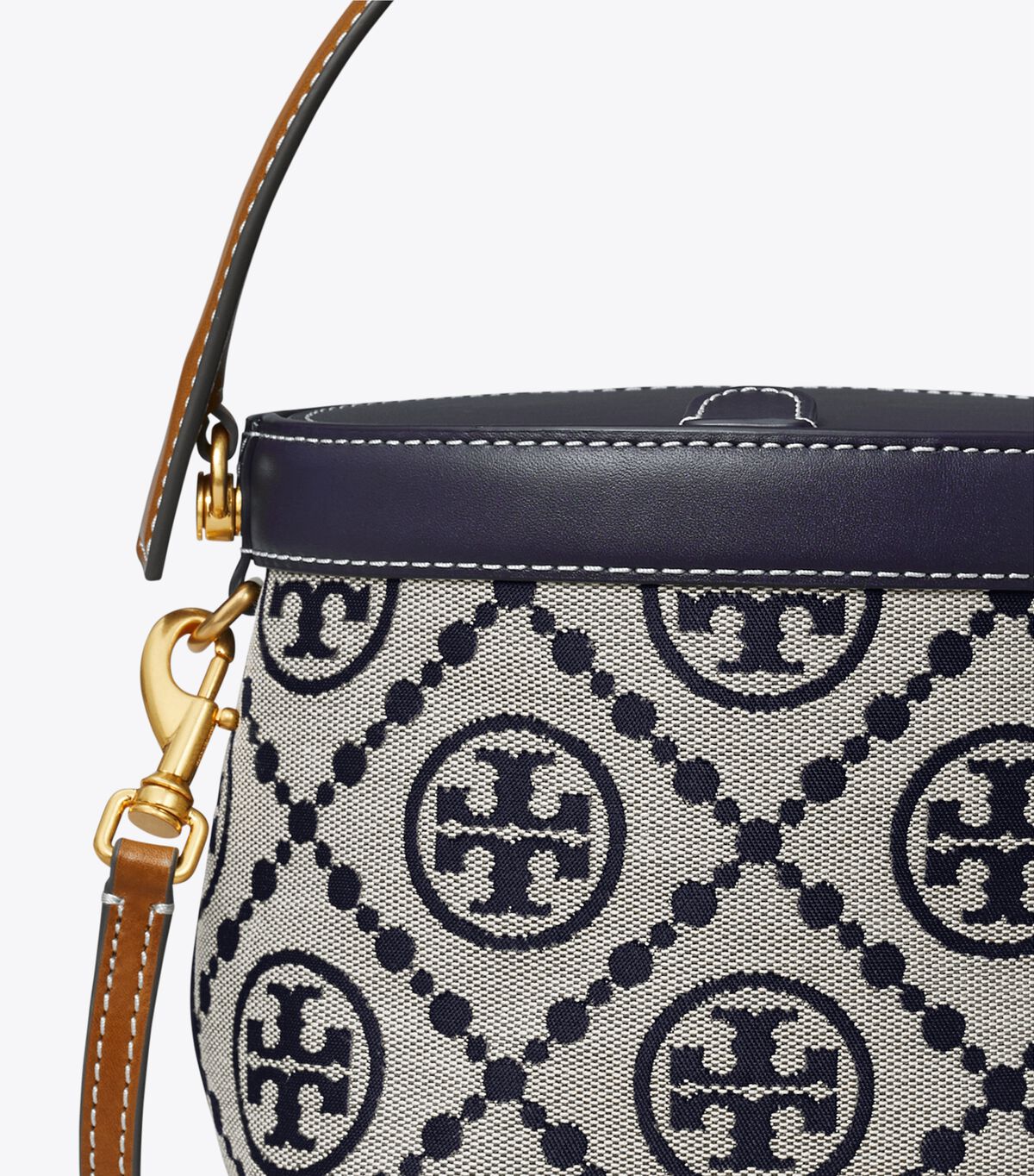 Tory Burch Navy Mini T Monogram Crossbody Bags