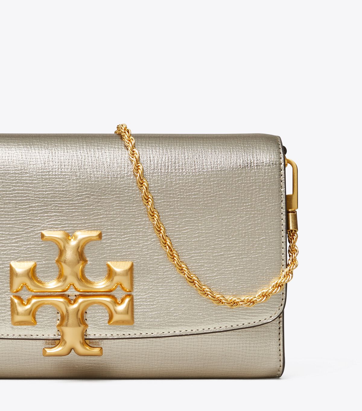 Tory Burch Gold Eleanor Clutch Bag
