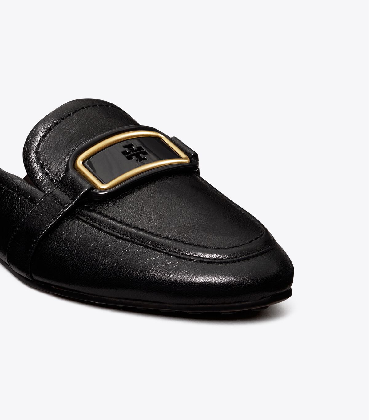 Tory Burch Black Georgia Backless Loafers