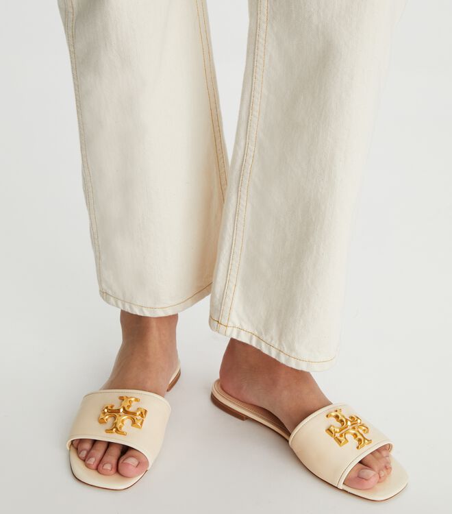 Tory Burch Cream Eleanor Sandals