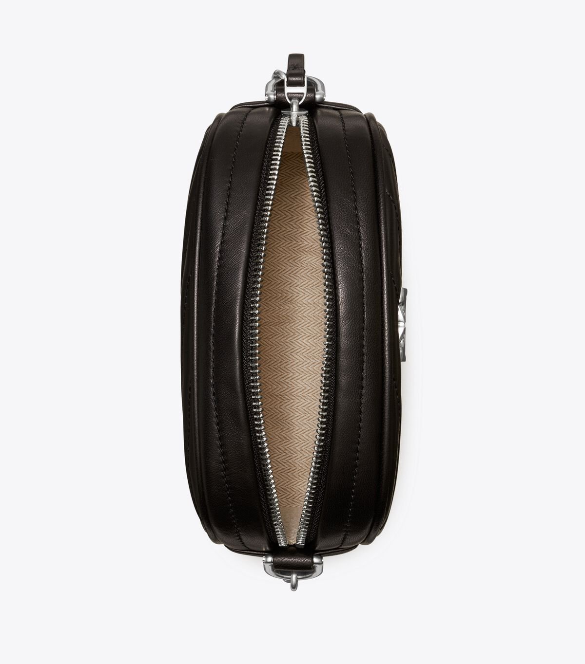 Tory Burch Black Kira Chevron Small Mini Bag