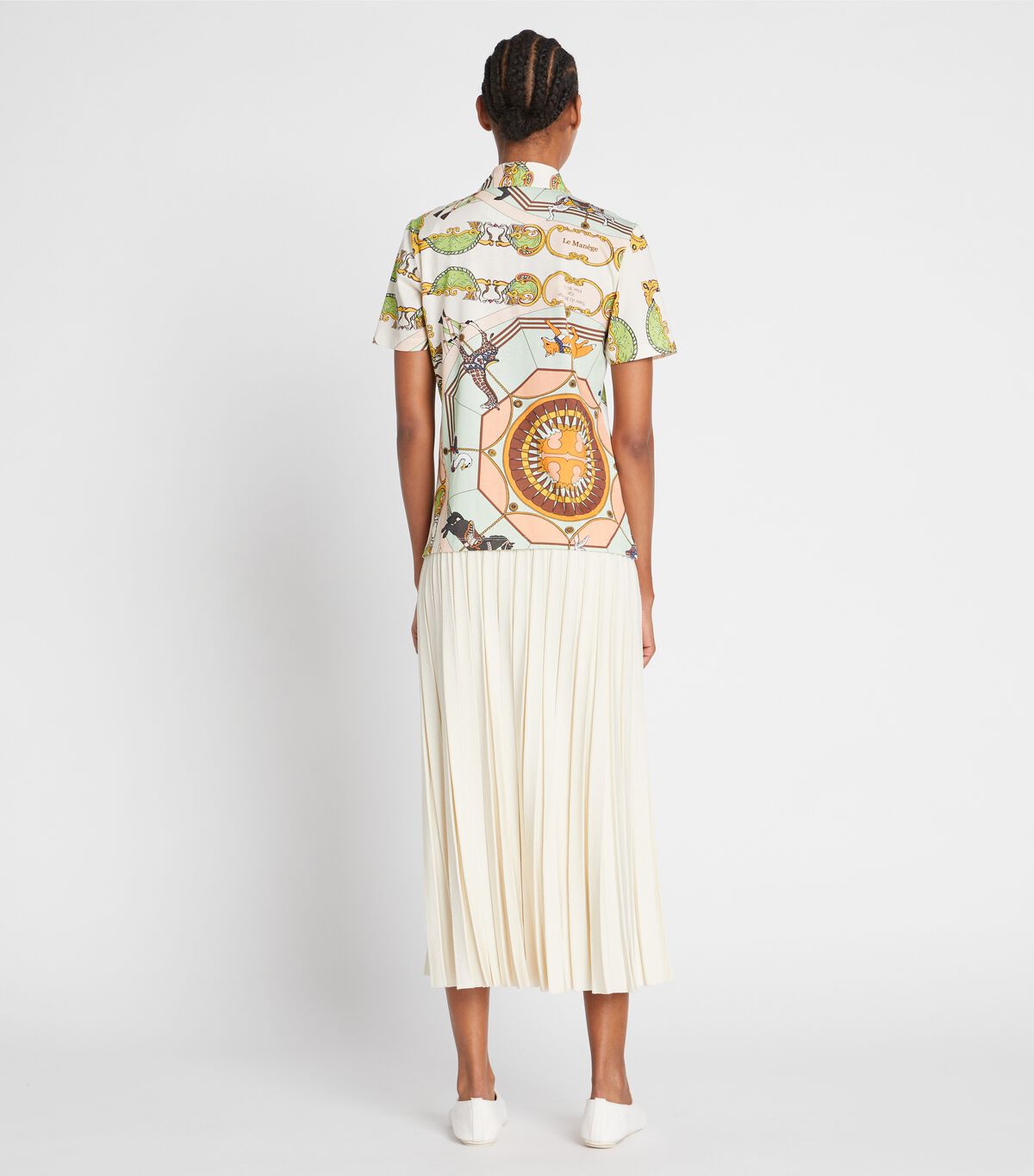 Tory Burch Cream Mercerized Cotton Polo Shirts