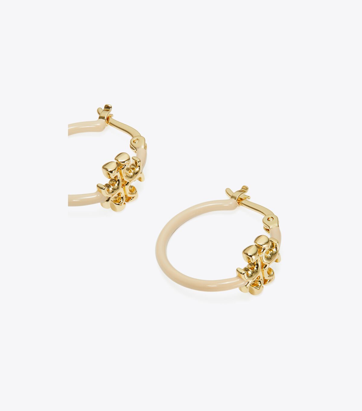 Tory Burch Gold Eleanor Small Hoop Earrings