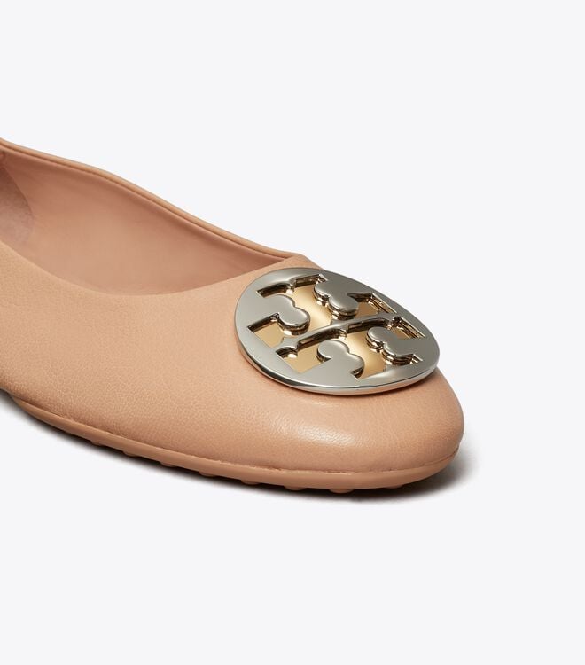 Tory Burch Brown Claire Ballet Flats