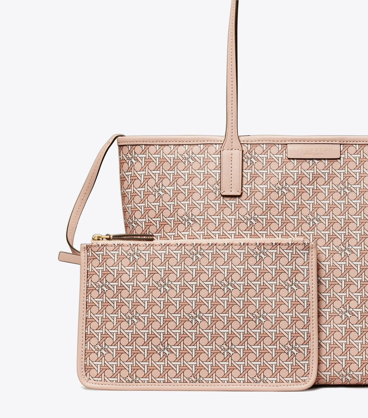 Tory Burch Beige Small Ever-ready Zip Tote Bags