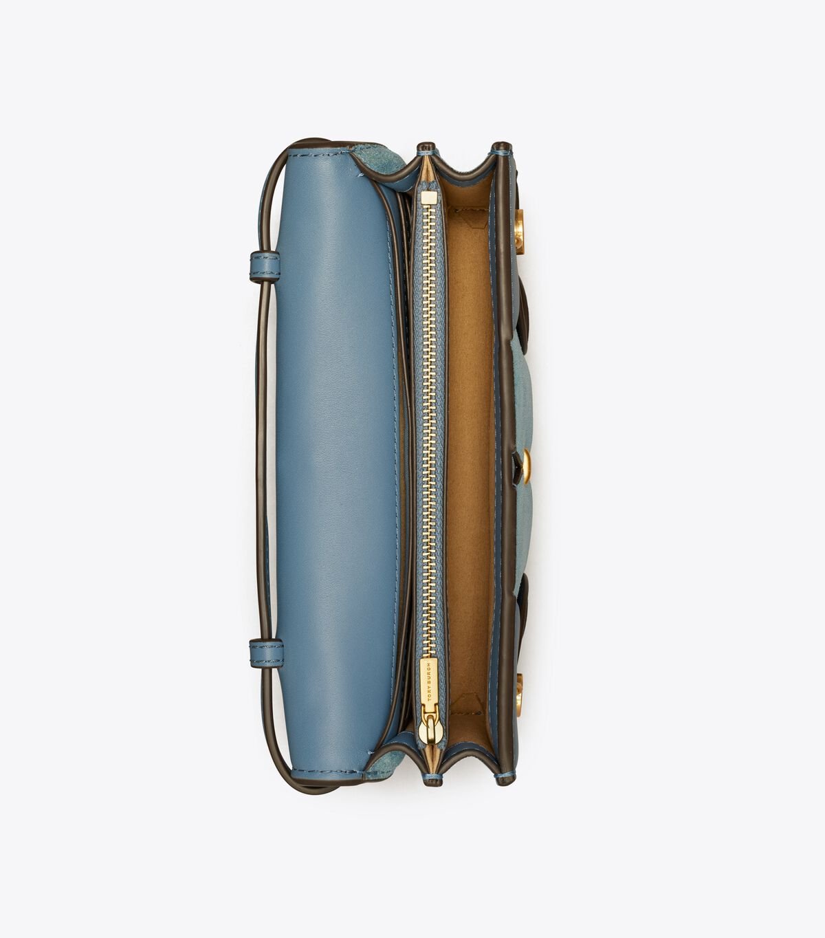 Tory Burch Blue Miller Disc Die-cut Wallets