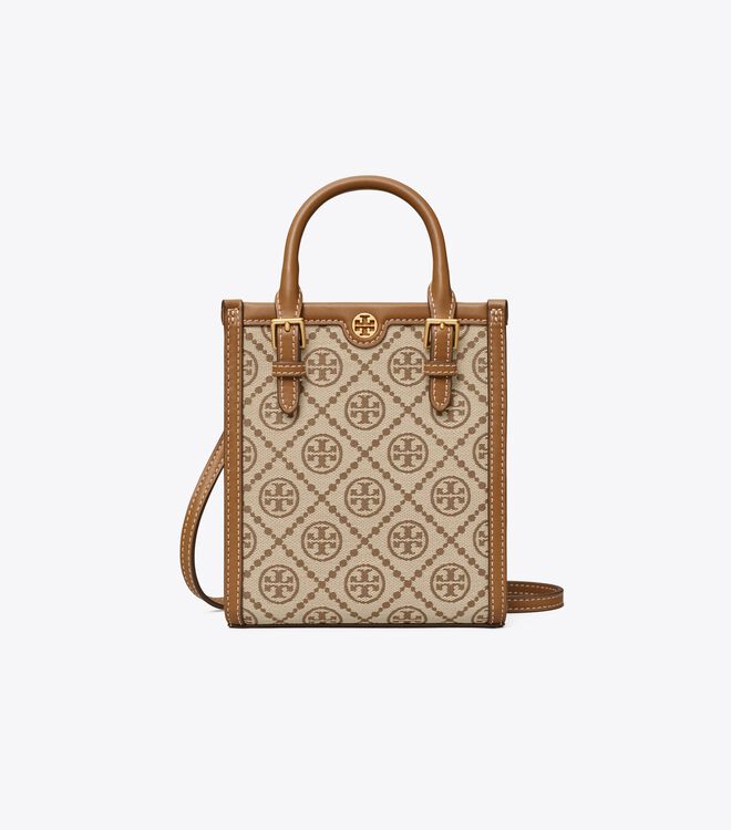 Tory Burch Brown T Monogram Mini Bag