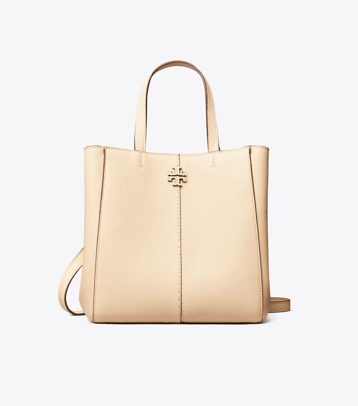 Tory Burch Beige Mcgraw Carryall Satchel Bags