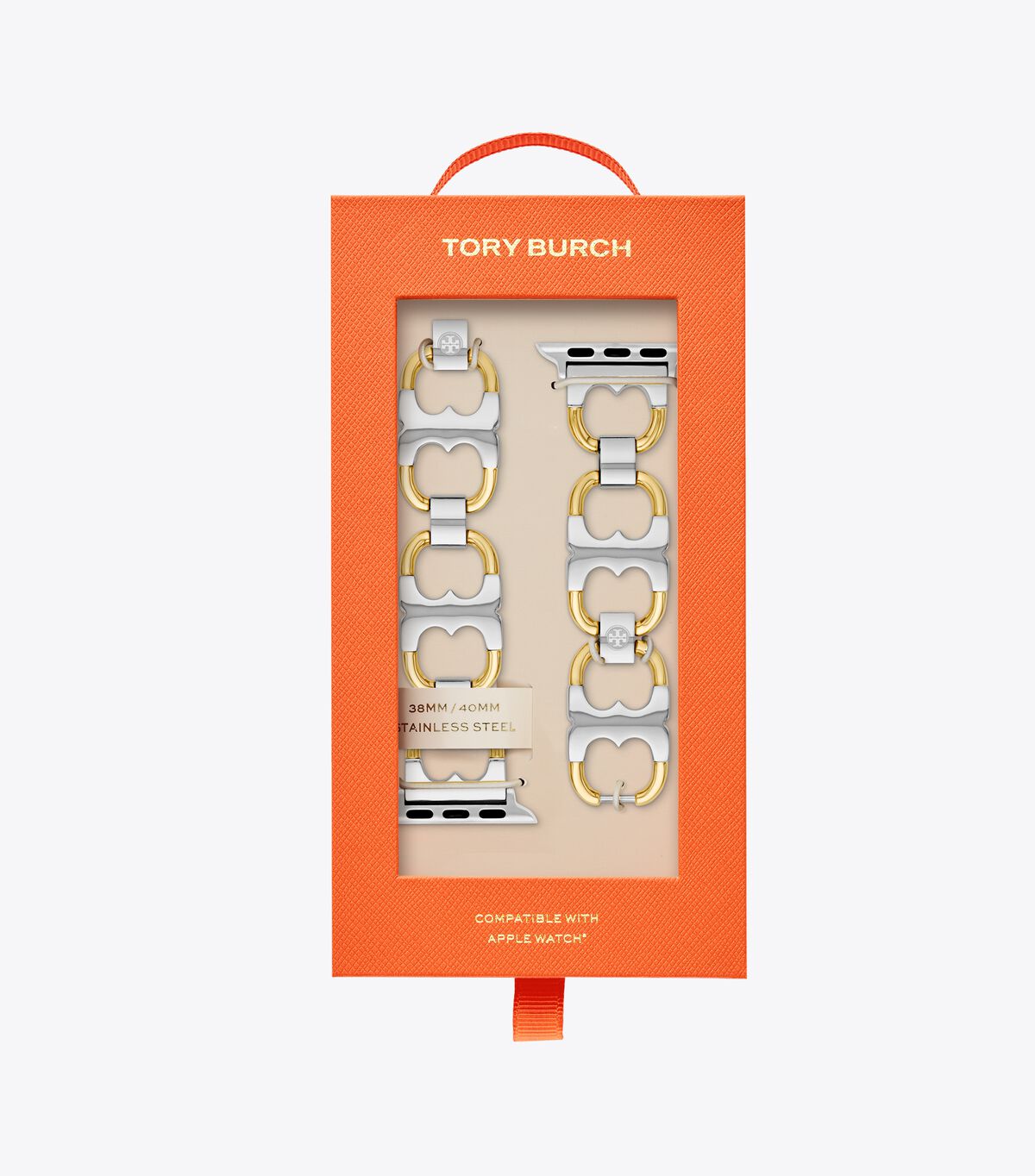Tory Burch Gold Silver Double T Link Watches