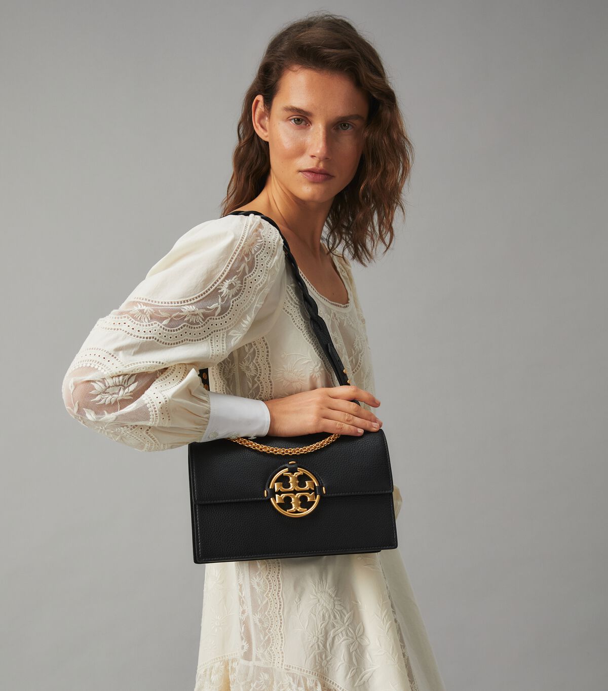 Tory Burch Black Miller Crossbody Bags