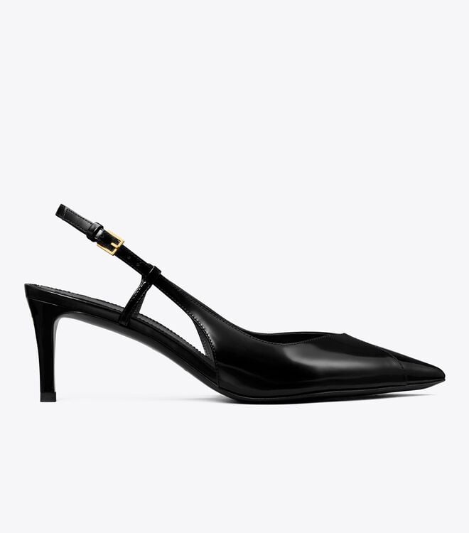 Tory Burch Black Triangle Heels