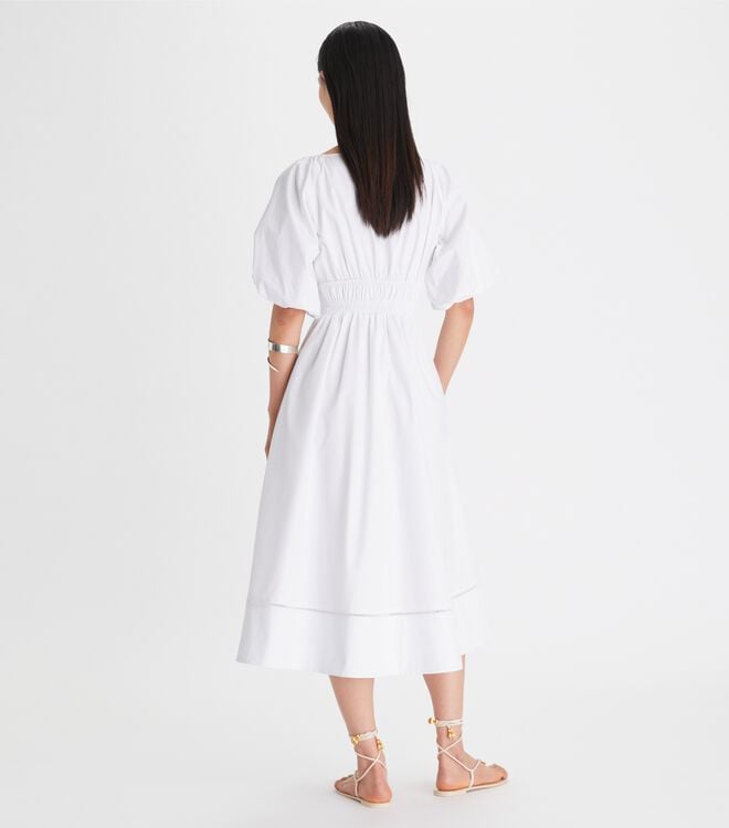Tory Burch White Scoop-neck Dress