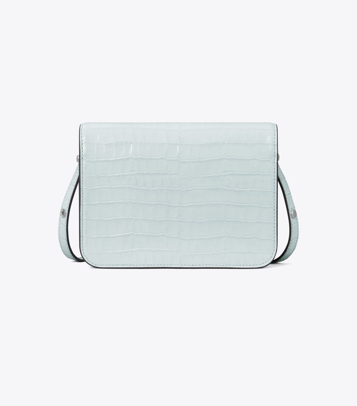 Tory Burch Blue Robinson Embossed Convertible Shoulder Bags