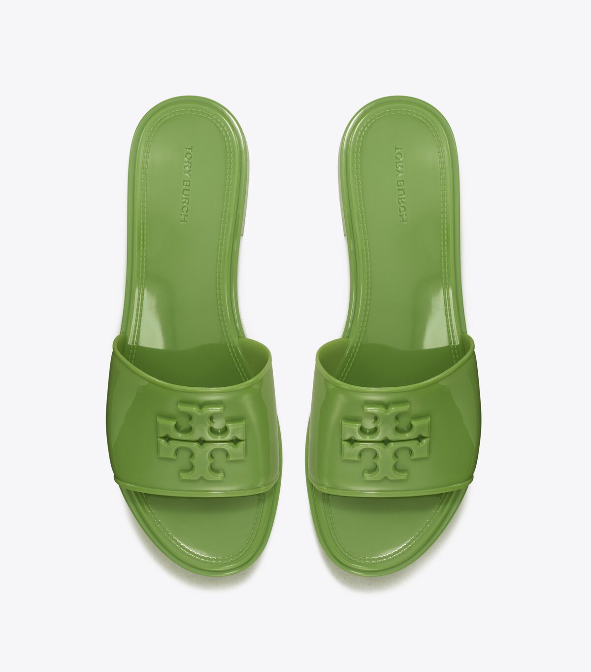 Tory Burch Green Eleanor Jelly Sandals