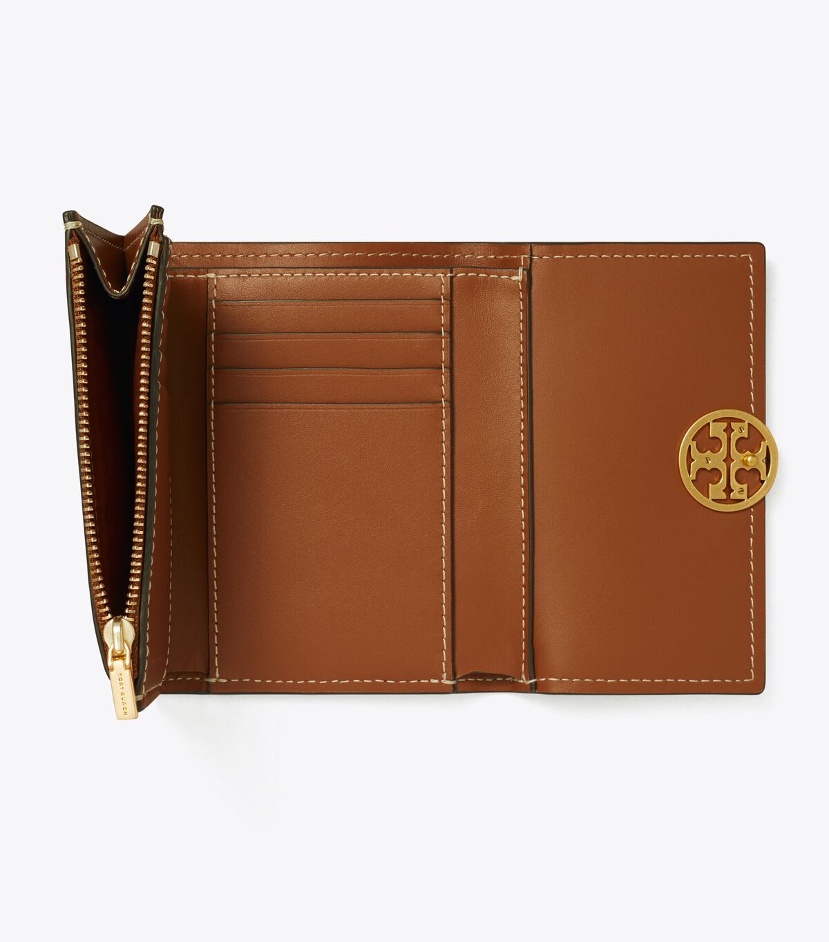 Tory Burch Brown Medium Miller Wallets