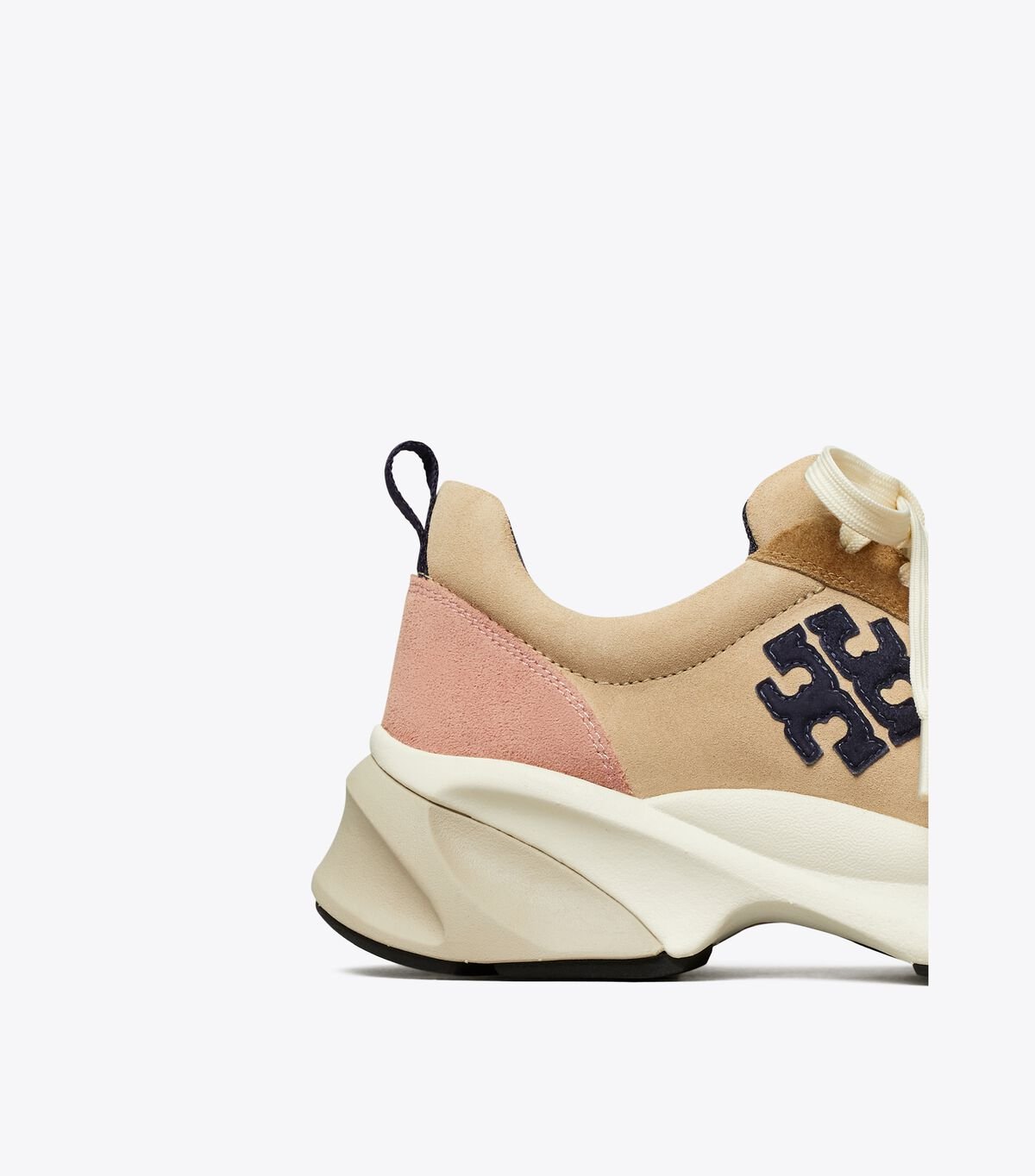 Tory Burch Brown / Blue / Pink Good Luck Sneakers