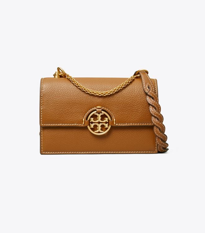 Tory Burch Brown Miller Mini Shoulder Bags
