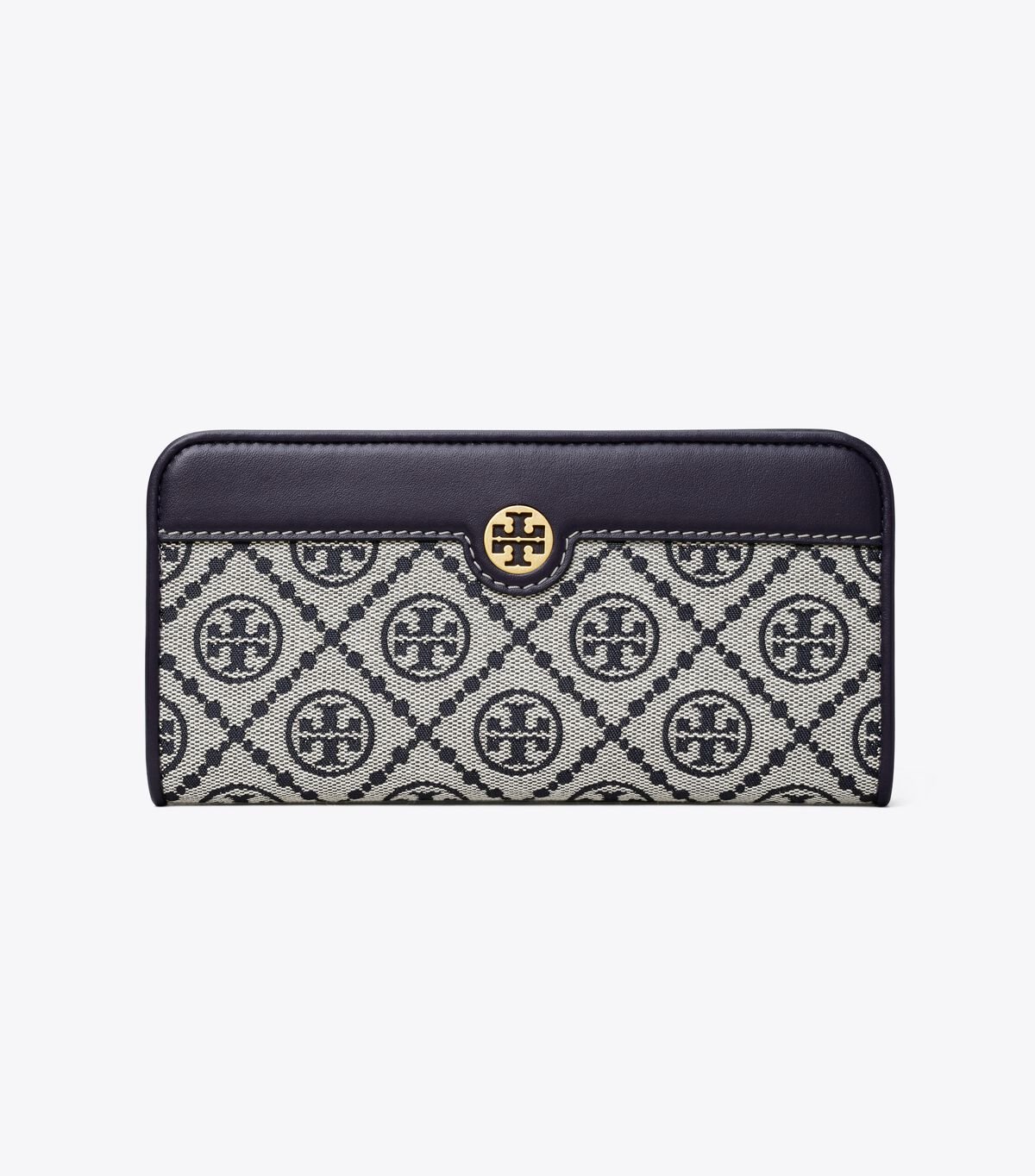 Tory Burch Navy T Monogram Wallets
