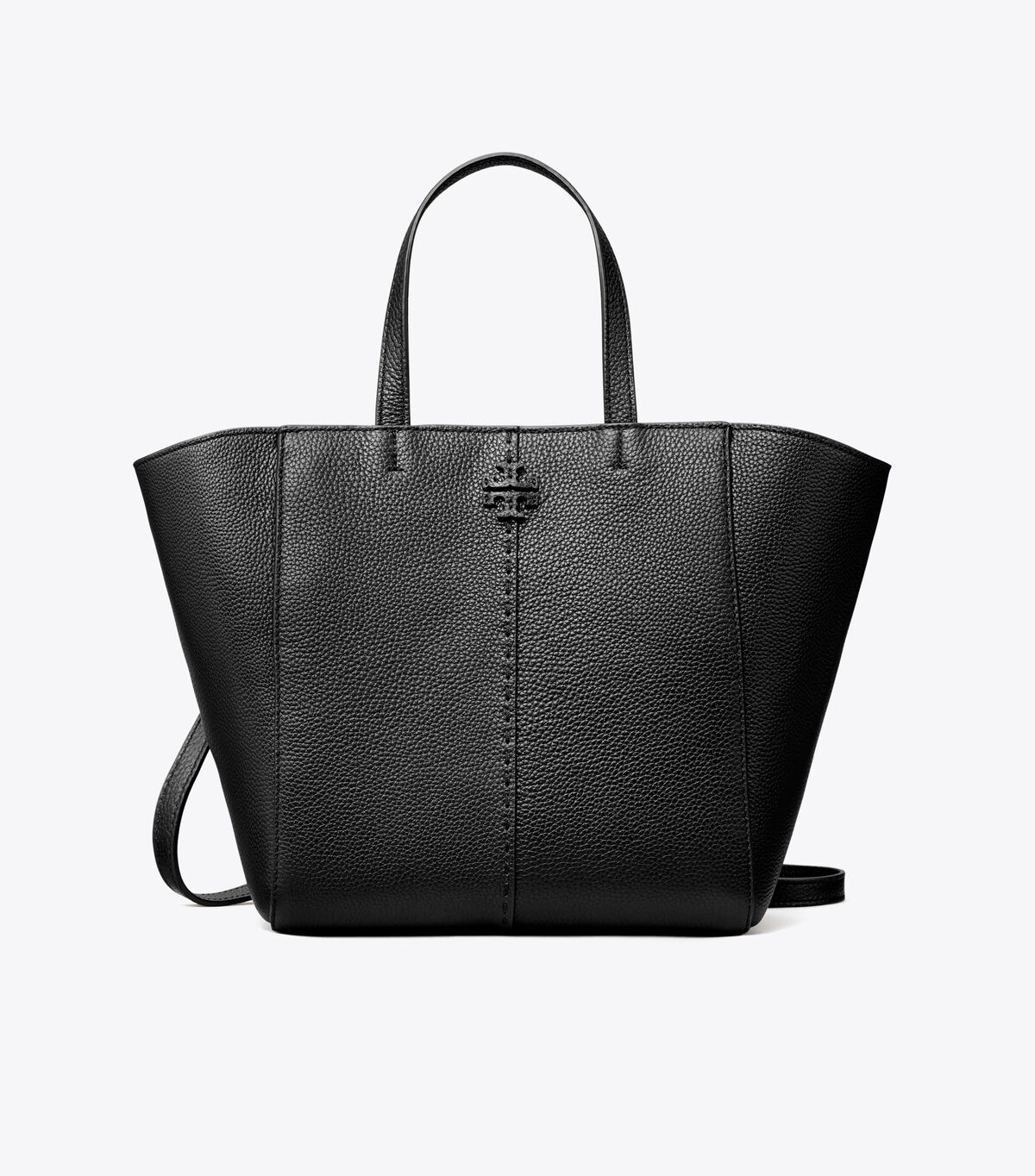 Tory Burch Black Mcgraw Carryall Tote Bags