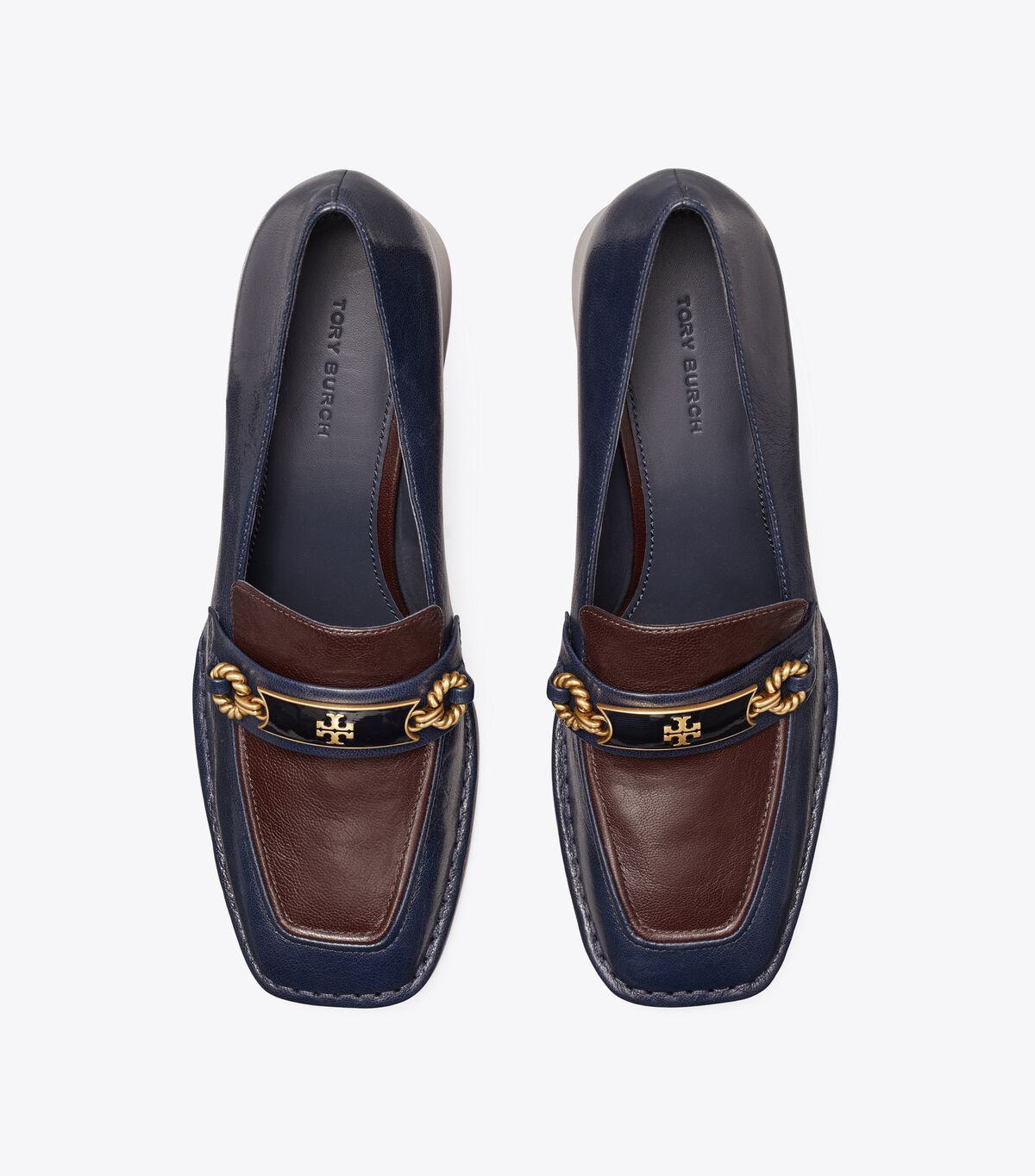 Tory Burch Royal Navy / Purple Perrine Loafers