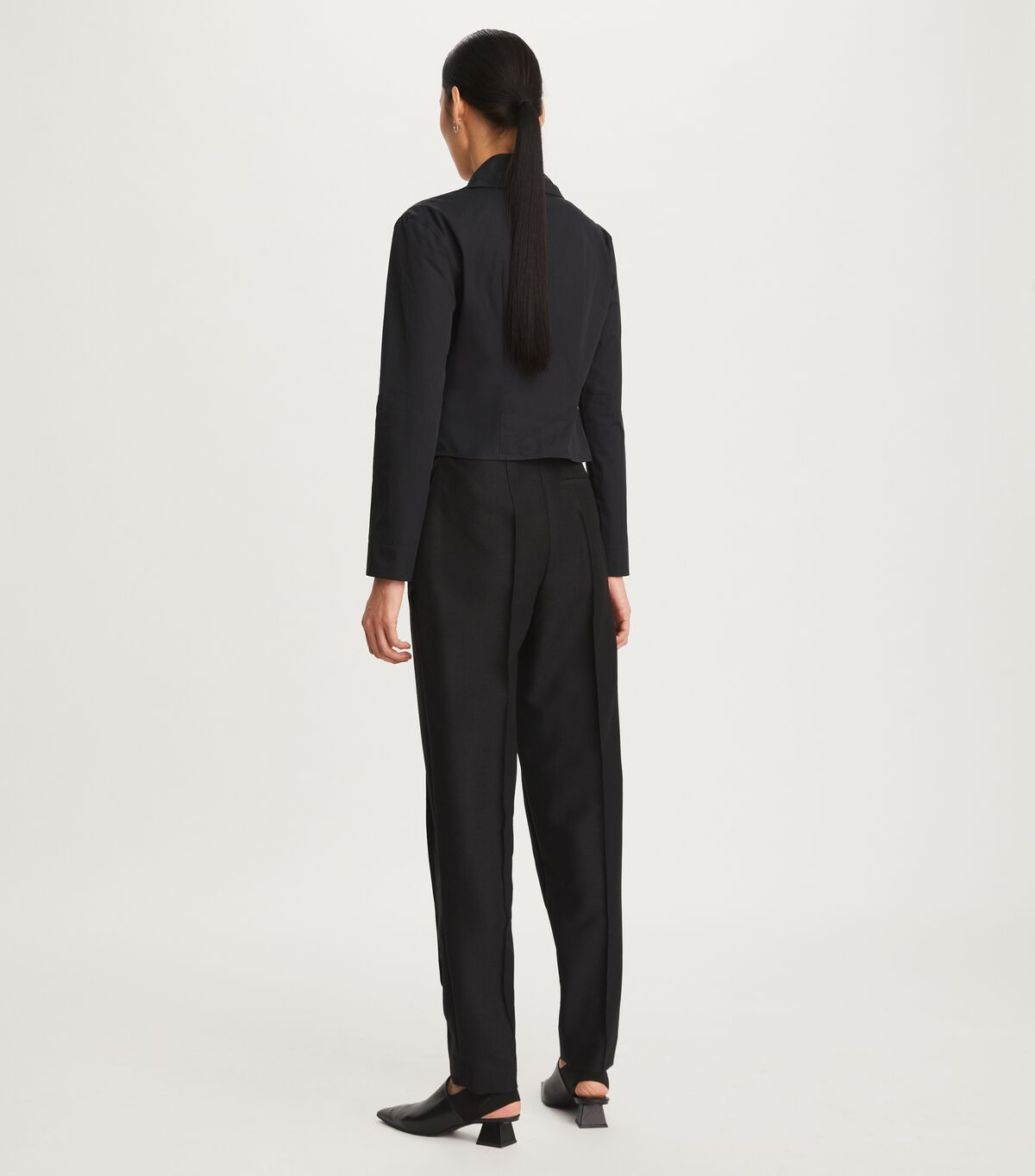 Tory Burch Black English Mohair Pants