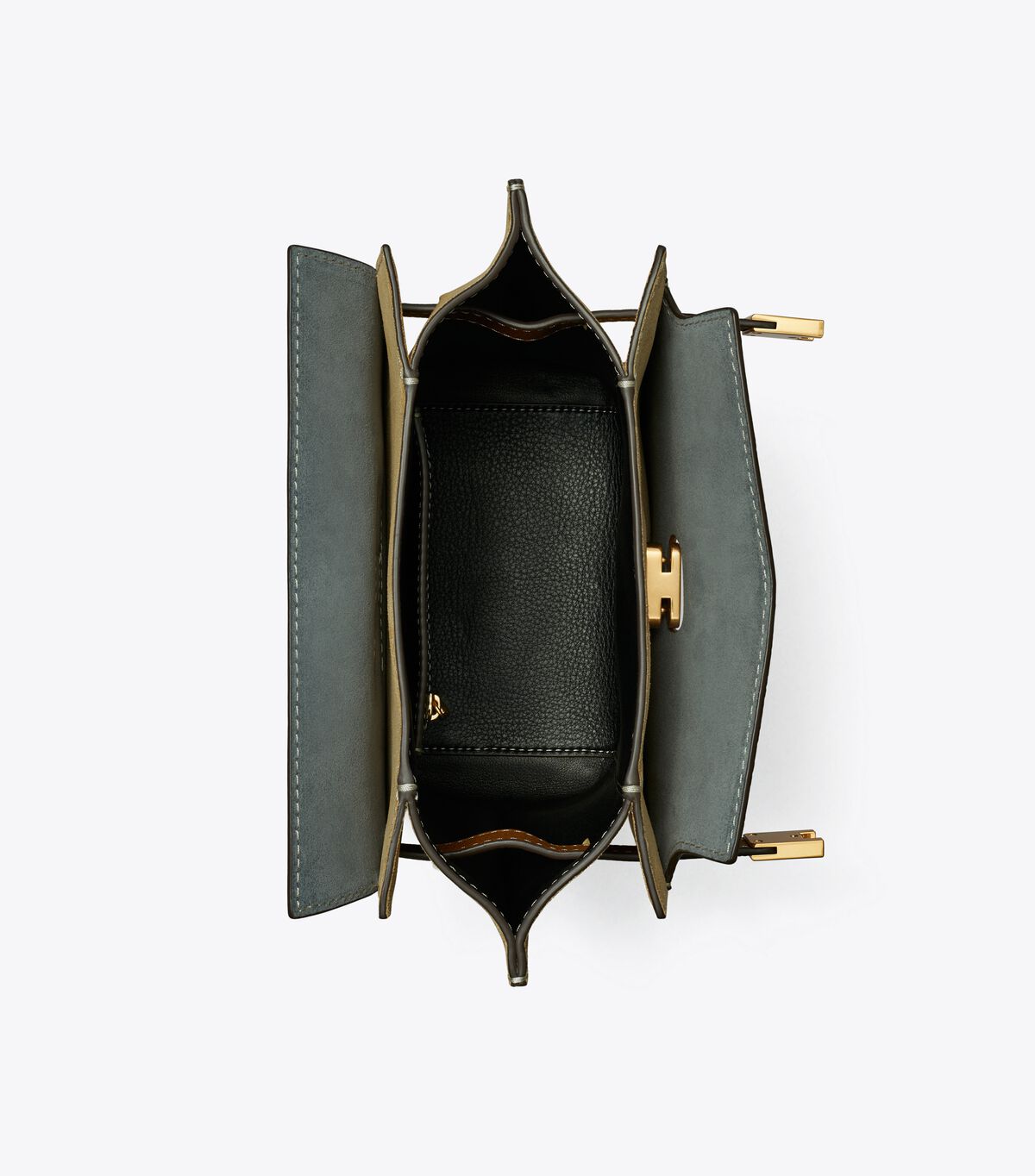 Tory Burch Brown Lee Radziwill Pebbled Satchel Bags