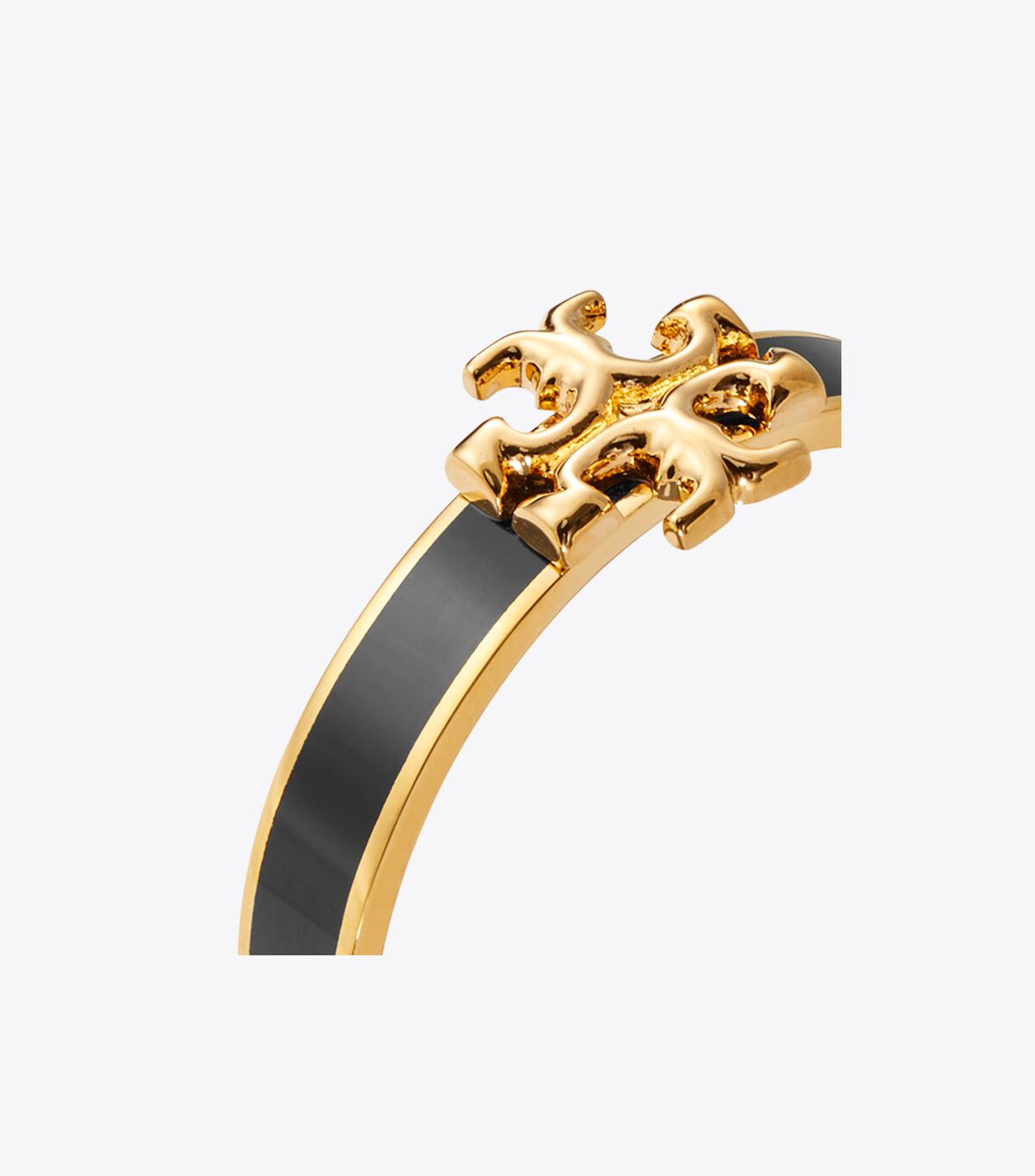 Tory Burch Gold / Black Kira Enamel Ring