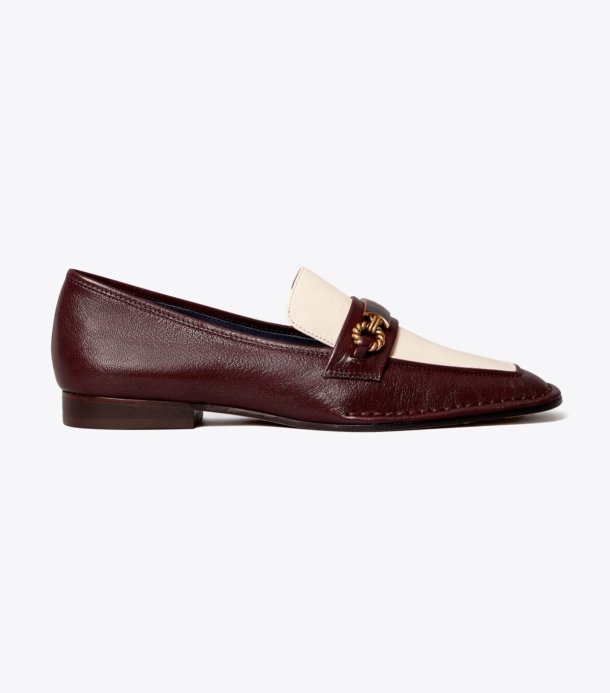 Tory Burch Purple / Cream Perrine Loafers