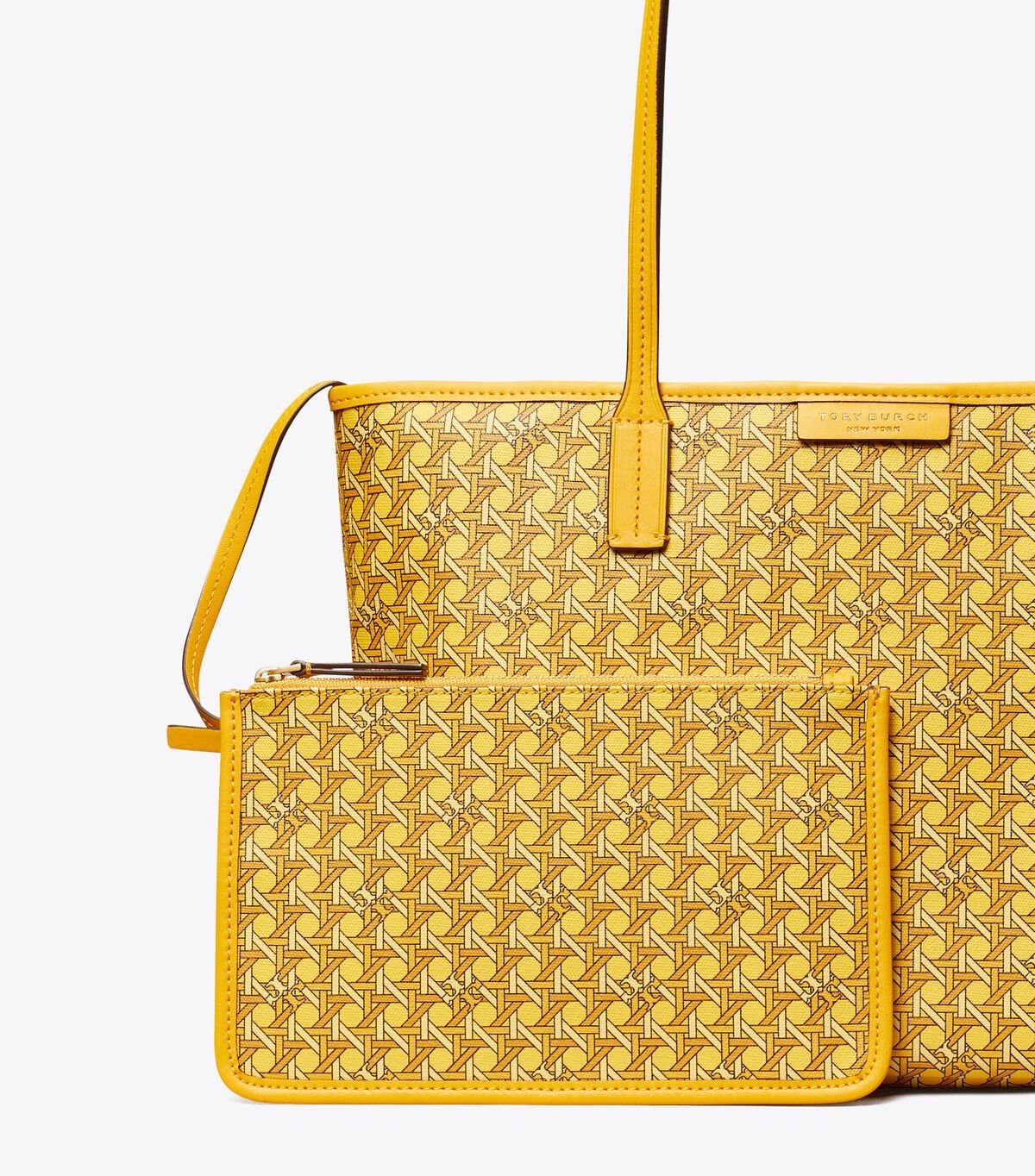 Tory Burch Orange Small Ever-ready Zip Tote Bags