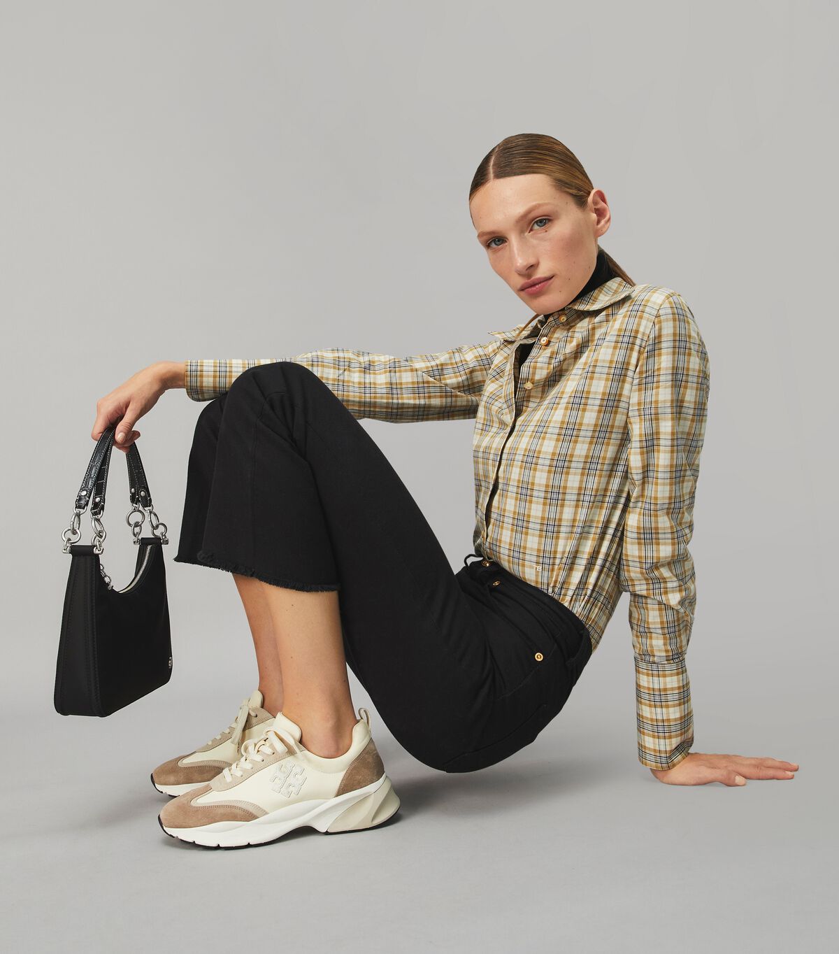 Tory Burch White Good Luck Sneakers
