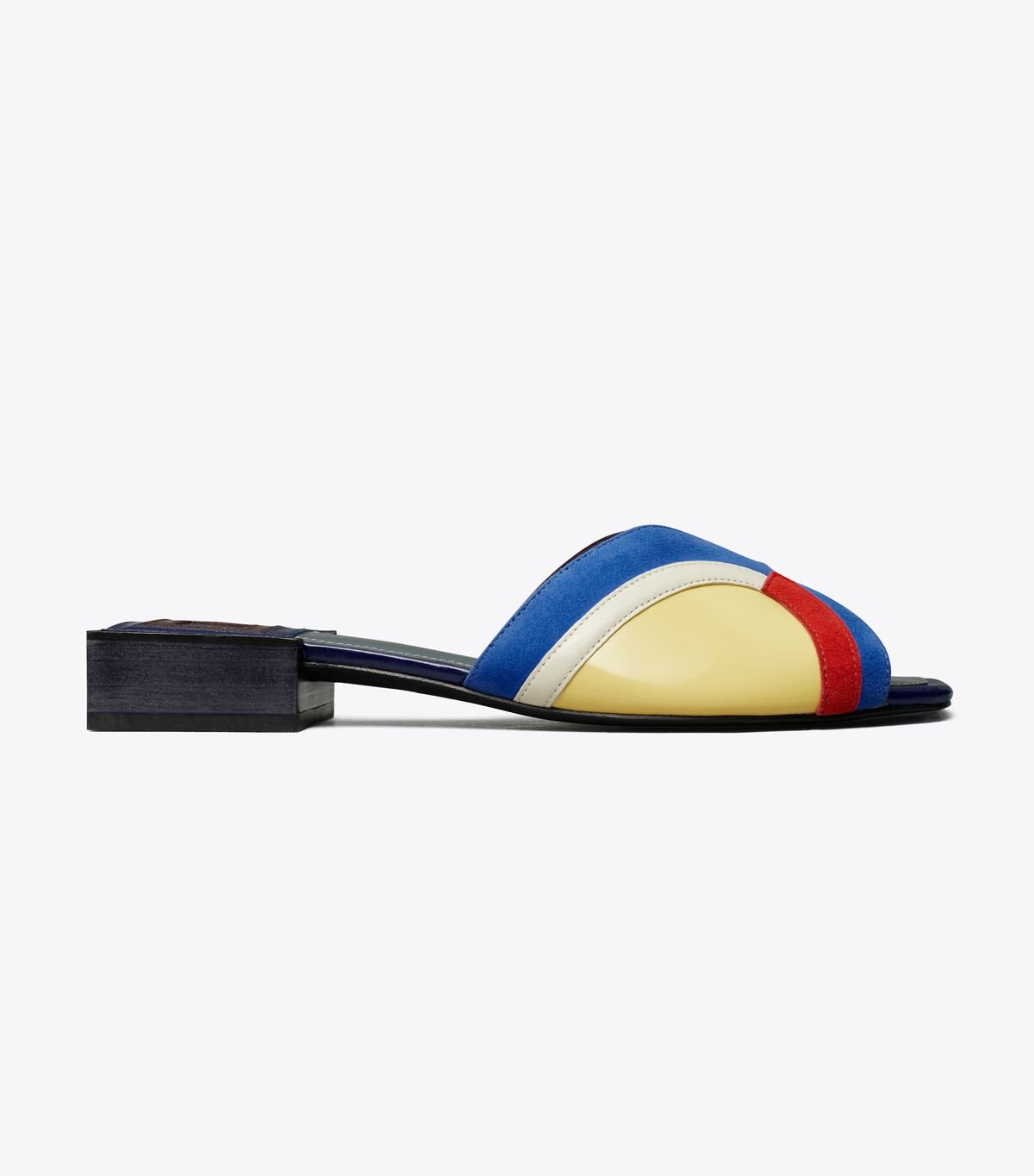 Tory Burch Blue / White Marquetry Sandals