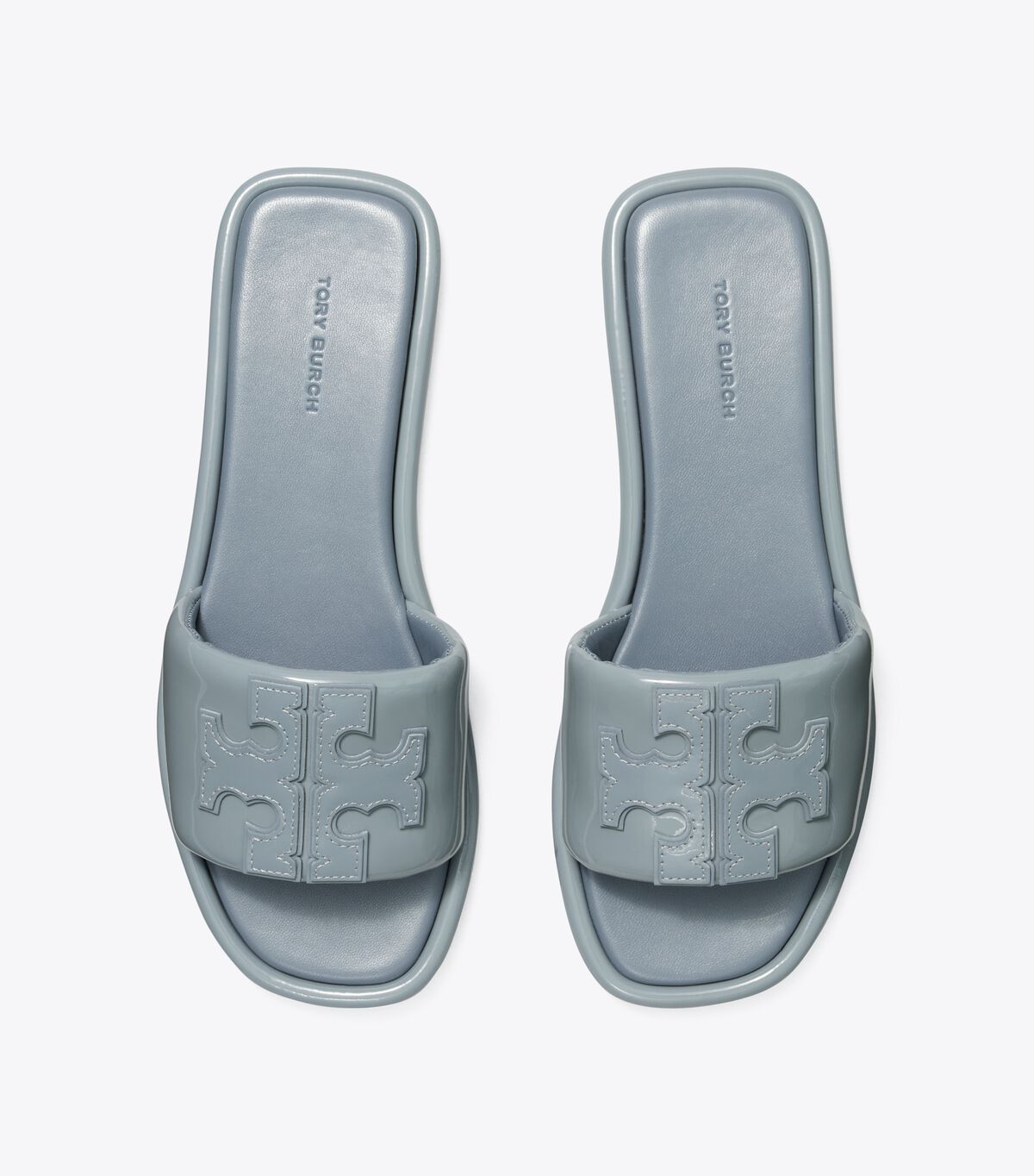 Tory Burch Dark Blue Double T Sandals