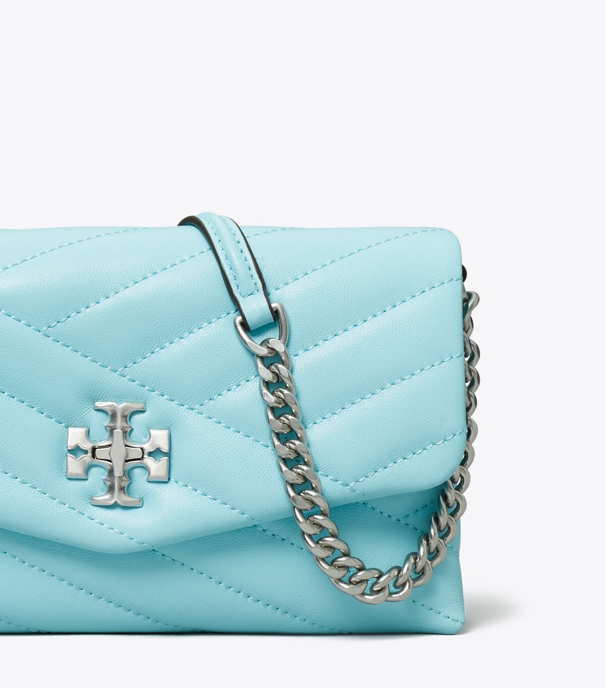 Tory Burch Azure Kira Chevron Crossbody Bags