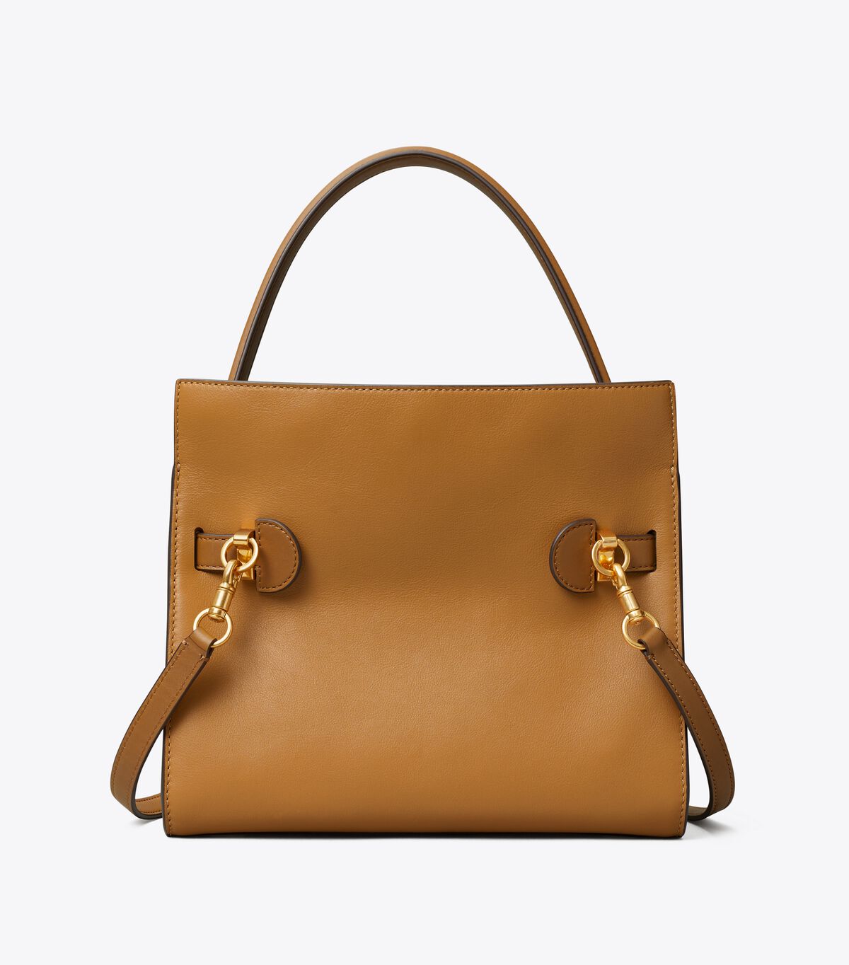 Tory Burch Brown Small Lee Radziwill Satchel Bags