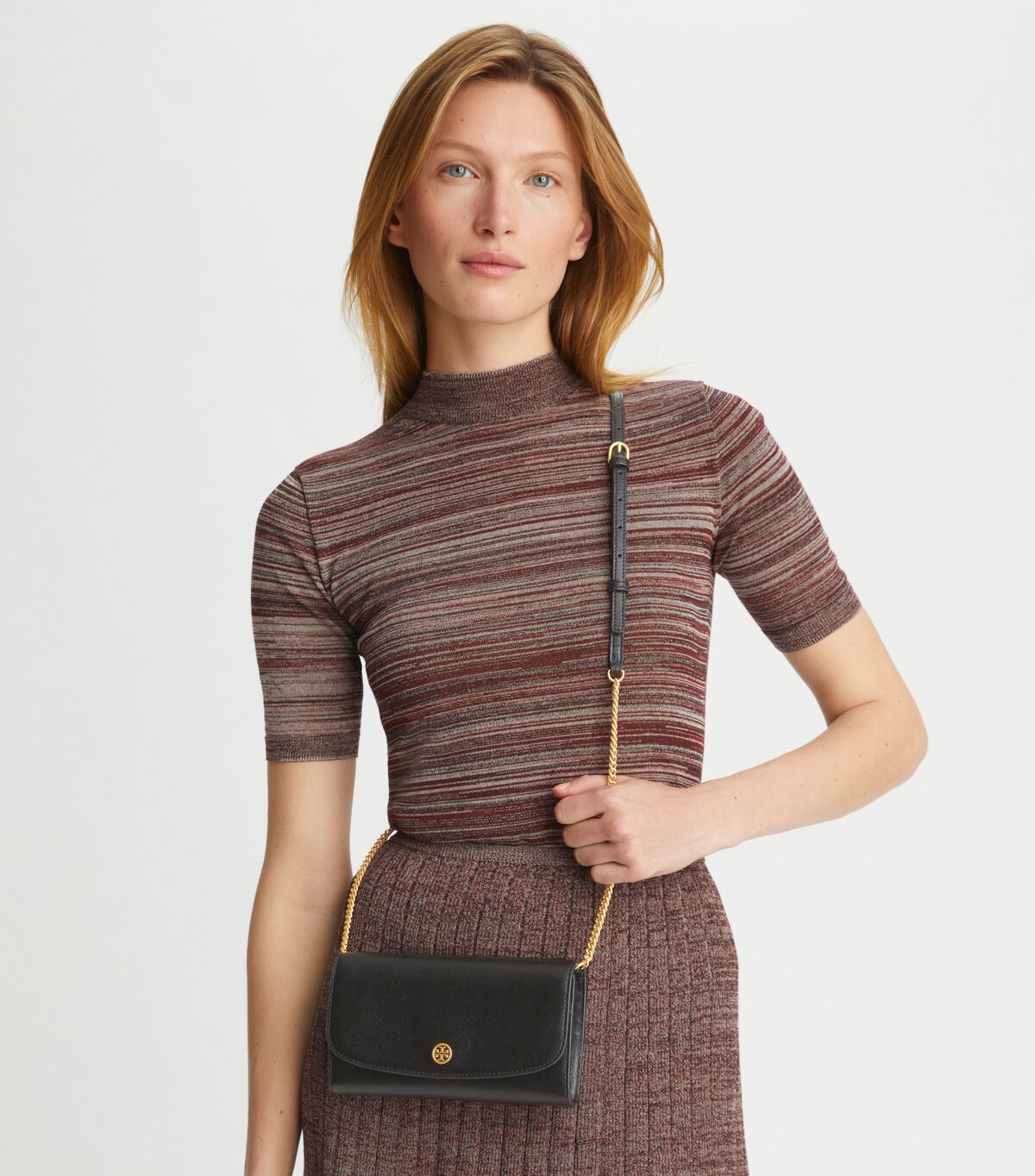 Tory Burch Black Robinson Crossbody Bags