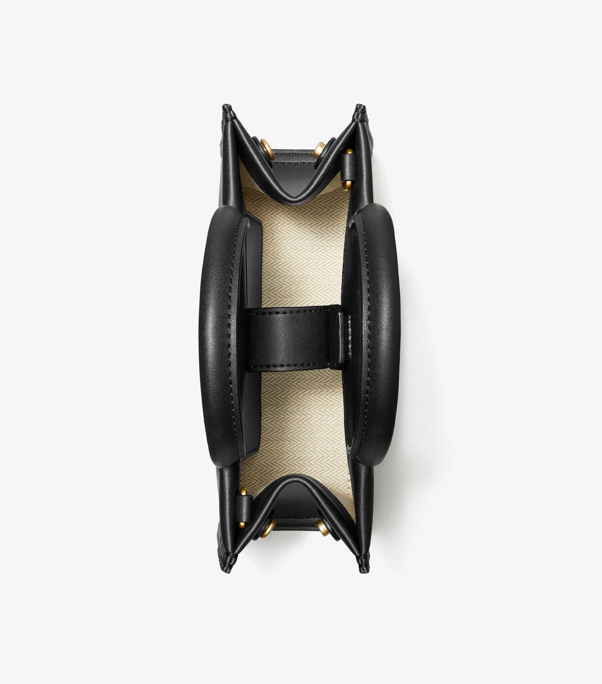 Tory Burch Black Mini Ella Bio Tote Bags