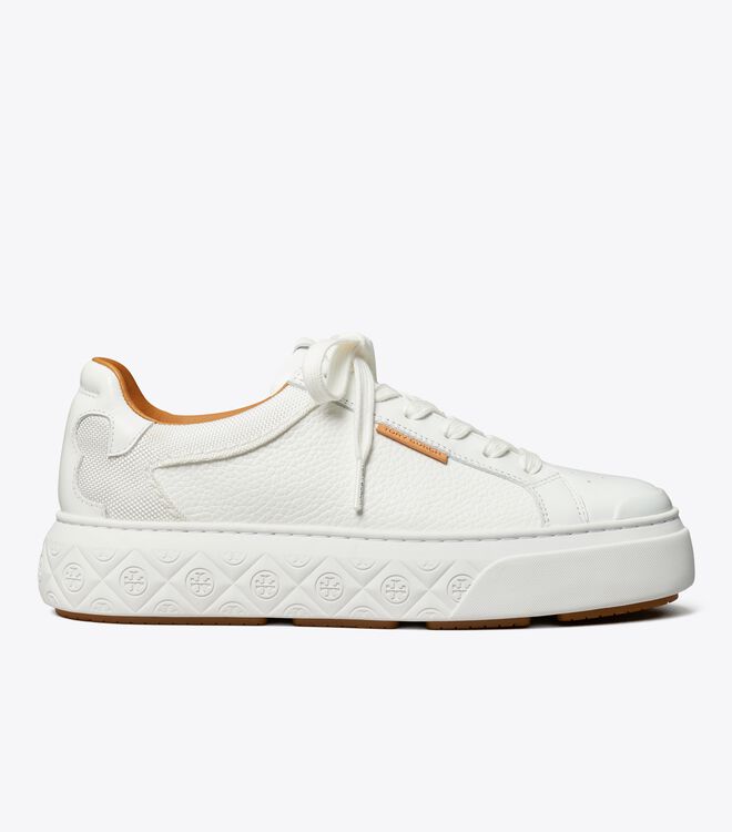 Tory Burch White Ladybug Sneakers