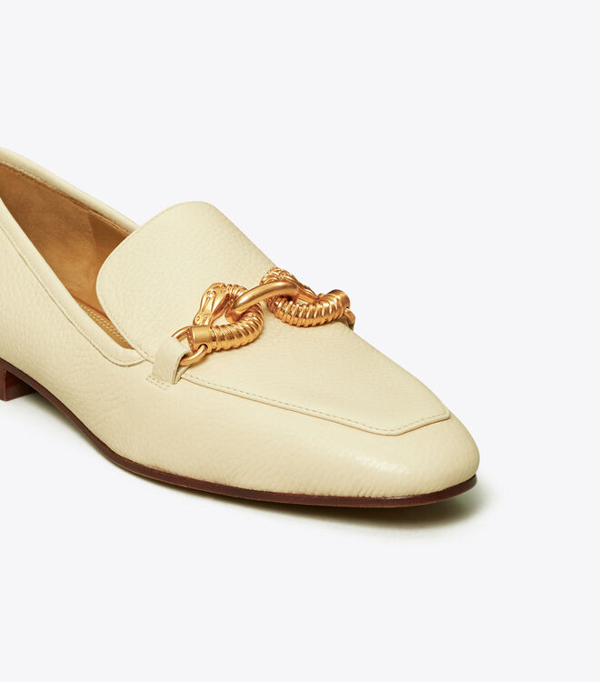 Tory Burch Cream Jessa Ballet Flats