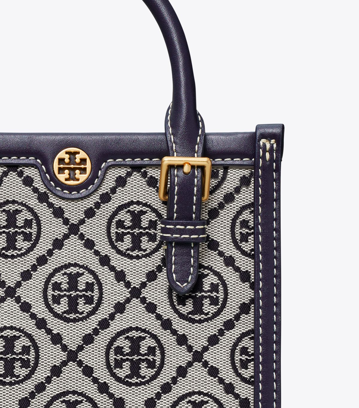 Tory Burch Navy T Monogram Mini Bag