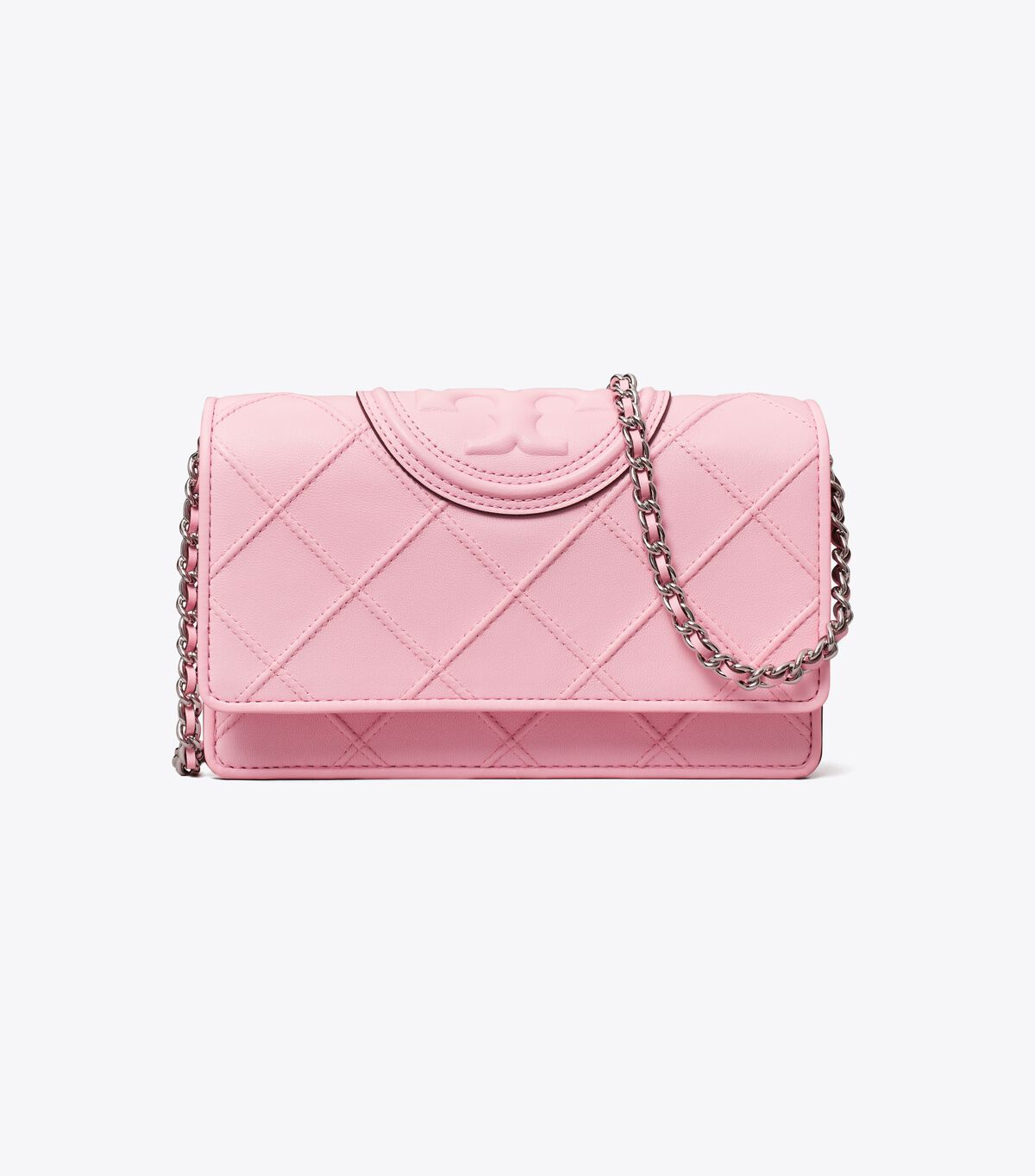 Tory Burch Pink Fleming Soft Crossbody Bags