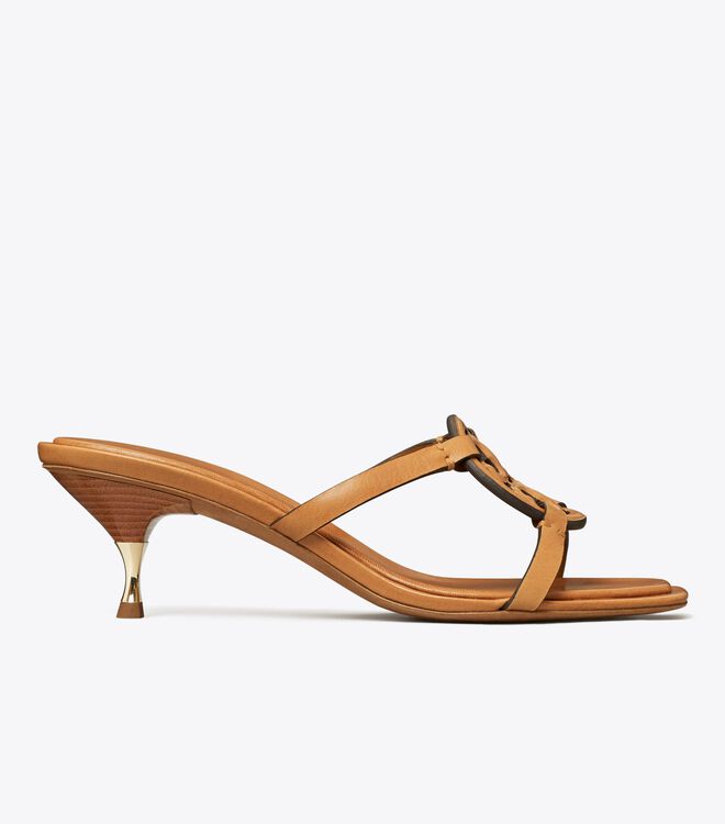 Tory Burch Brown Miller Geo Bombé Low Heels