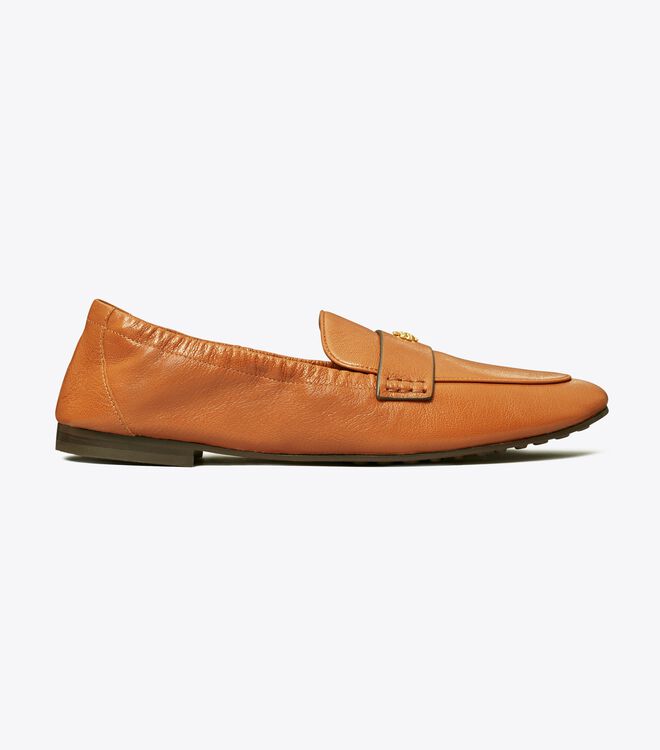 Tory Burch Brown Eleanor Loafers