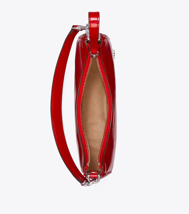 Tory Burch Red Small 151 Mercer Spazzolato Mini Bag