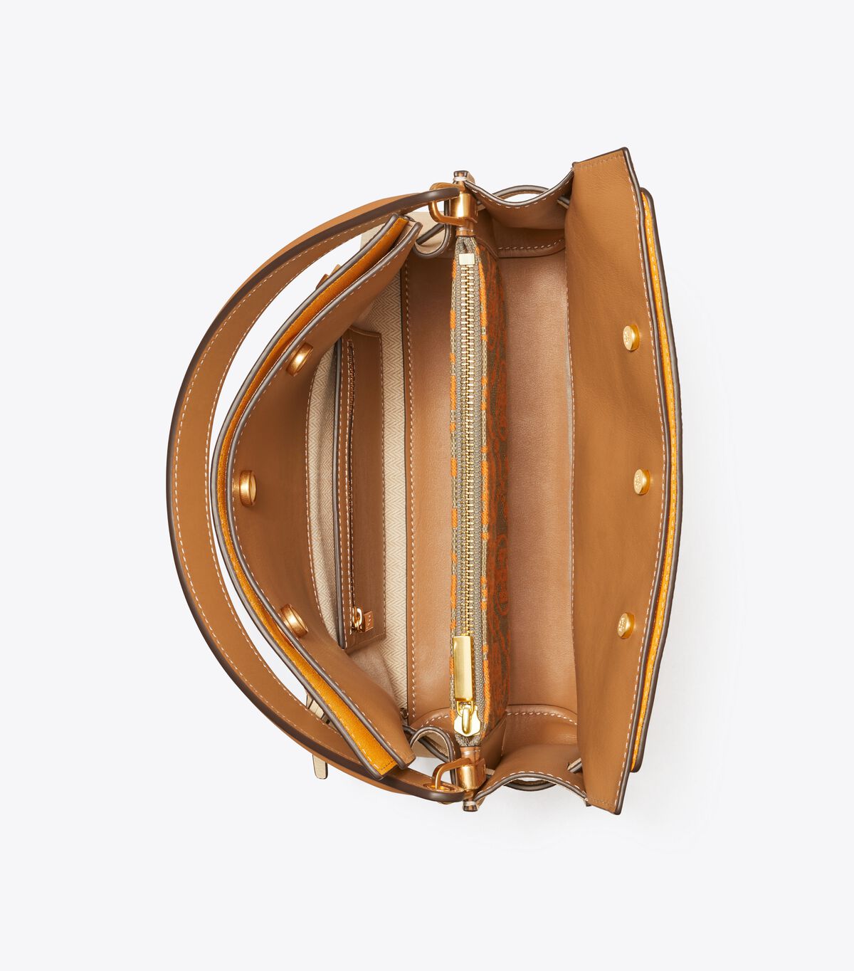 Tory Burch Beige Small Lee Radziwill Pebbled Satchel Bags