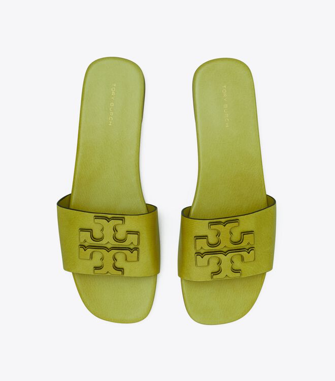 Tory Burch Green Ines Sandals