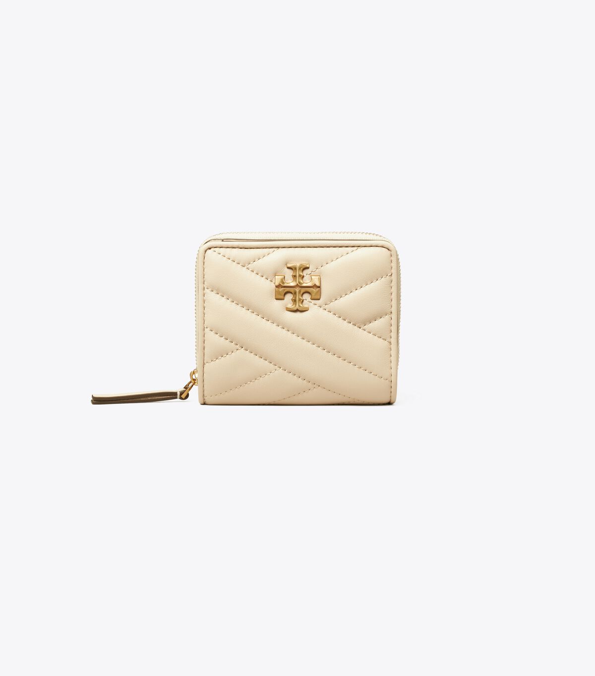 Tory Burch Cream Kira Chevron Wallets