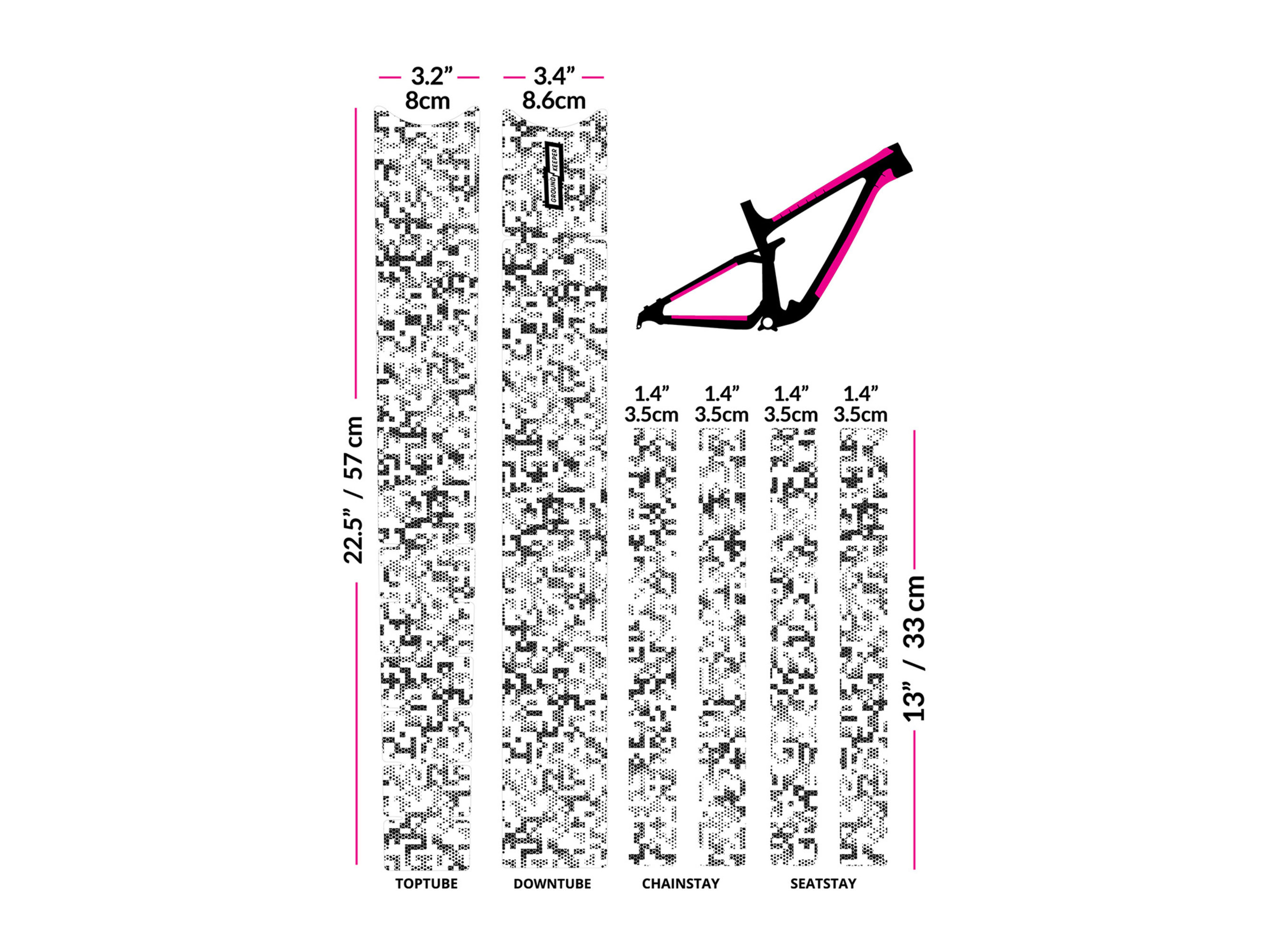 Ground Keeper Frame Protector Kit Camo